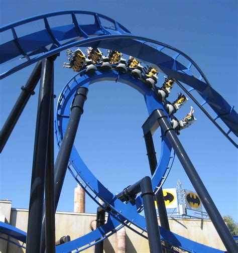 Experience the Intensity of Batman the Ride at Magic Mountain